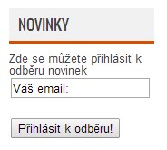 Novinky do emailu